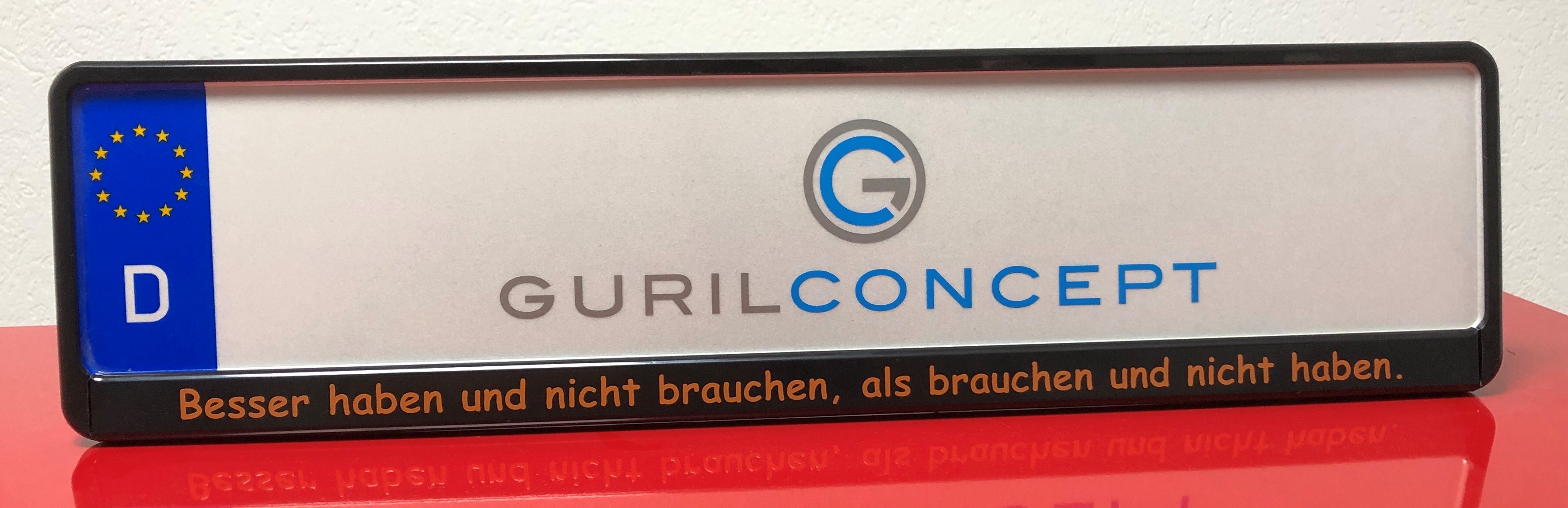 FUNKennzeichenhalter lustig bedruckte KfzKennzeichenhalter
